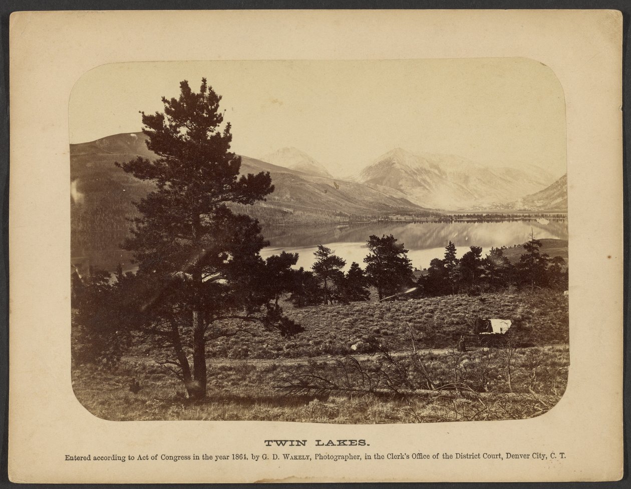 Twin Lakes autorstwa George D. Wakely