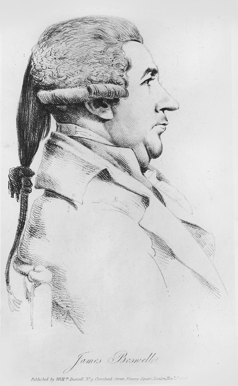 James Boswell (1740-1795) autorstwa George Dance
