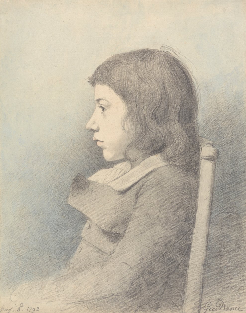Portret chłopca autorstwa George Dance