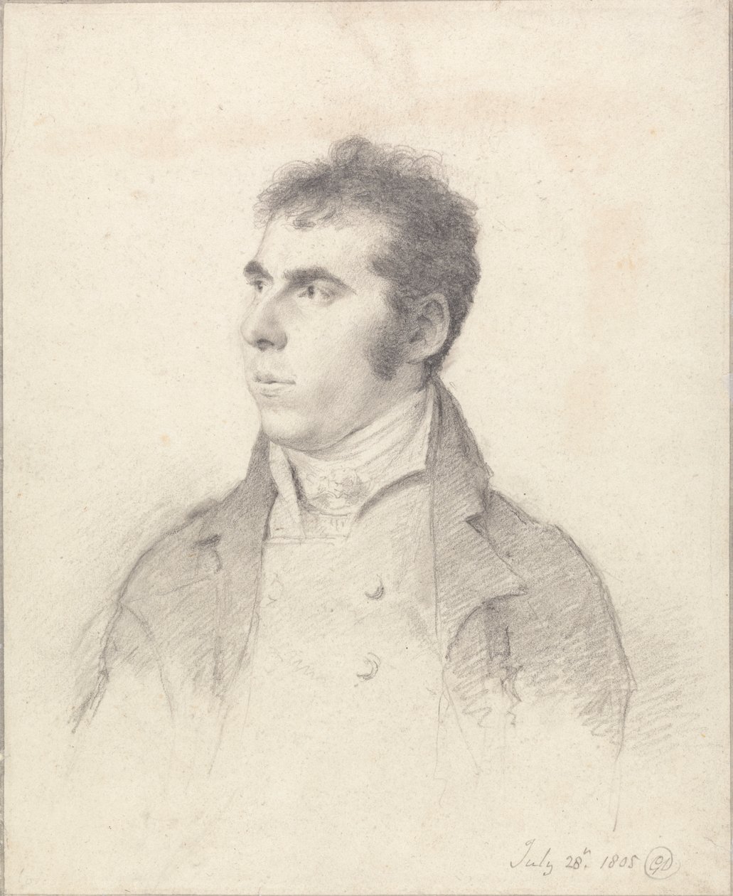 Retrato de um jovem Manpolish autorstwa George Dance