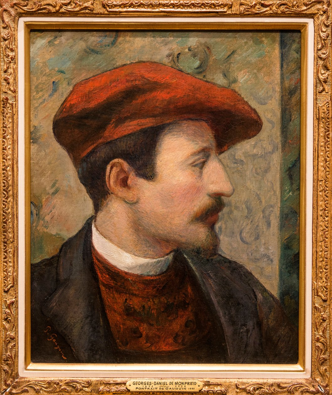 Portret Paula Gauguina (1848-1903) autorstwa George Daniel de Monfreid (1856-1929) - Muzeum Sztuk Pięknych ~ St. Petersburg, Floryda, USA autorstwa George Daniel de Monfreid