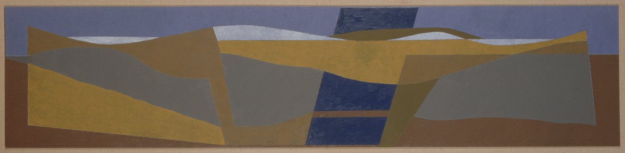 Krajobraz Poundbury, 1997 autorstwa George Dannatt