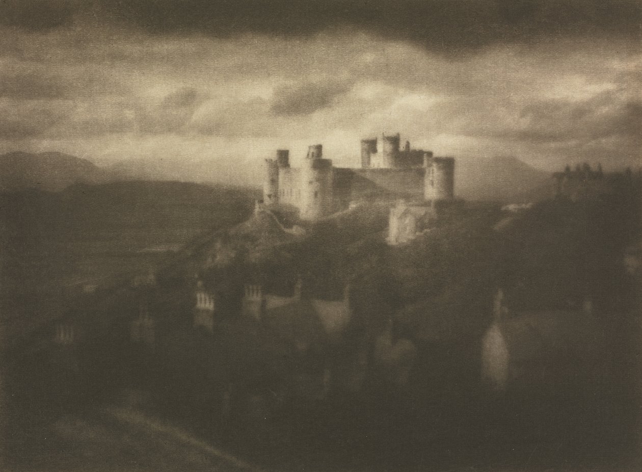 Praca kamery: zamek Harlech autorstwa George Davison
