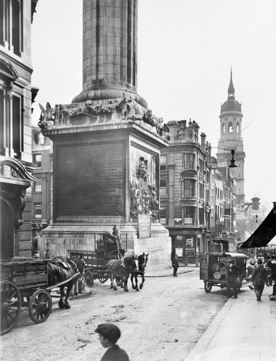 Pomnik i św Magnus Męczennik, Lower Thames St, City of London, przed 1933 autorstwa George Davison Reid