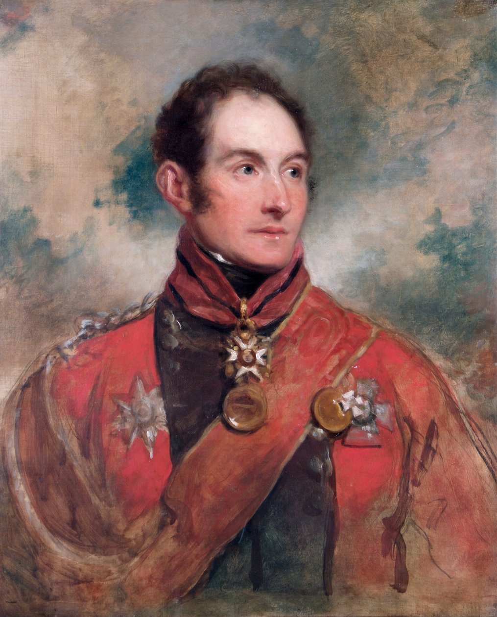 Generał porucznik Sir Edward Barnes GCB autorstwa George Dawe