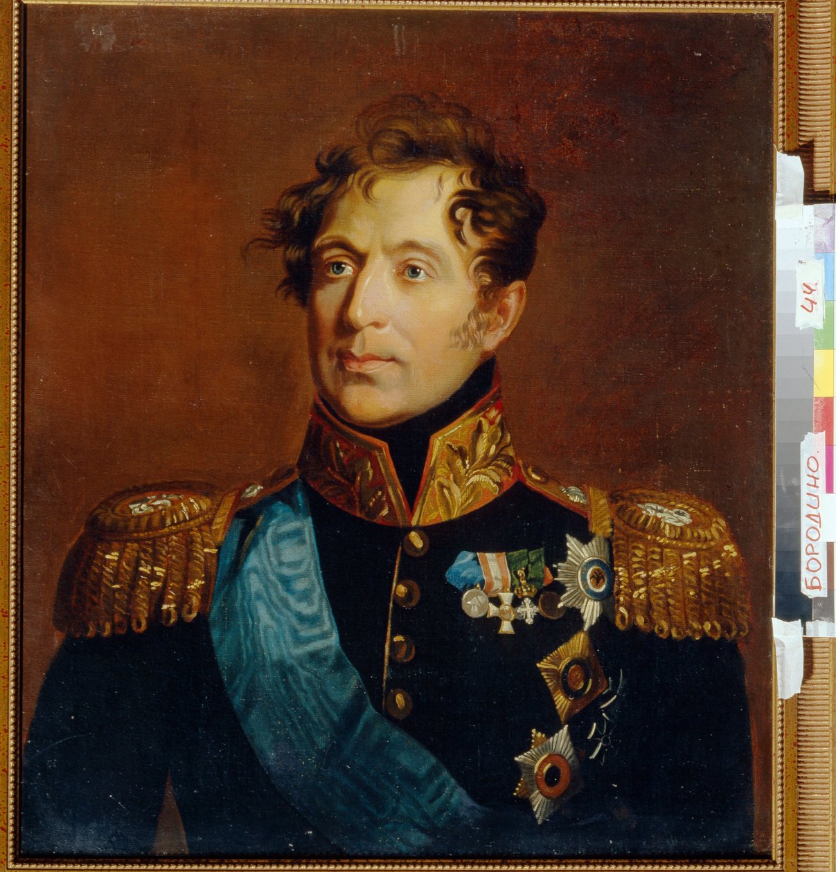 Portret generała hrabiego Michaiła Miloradowicza (Miloradowicza) (1771-1825). Obraz George Dawe (1781-1829), olej na płótnie. sztuka angielska autorstwa George Dawe