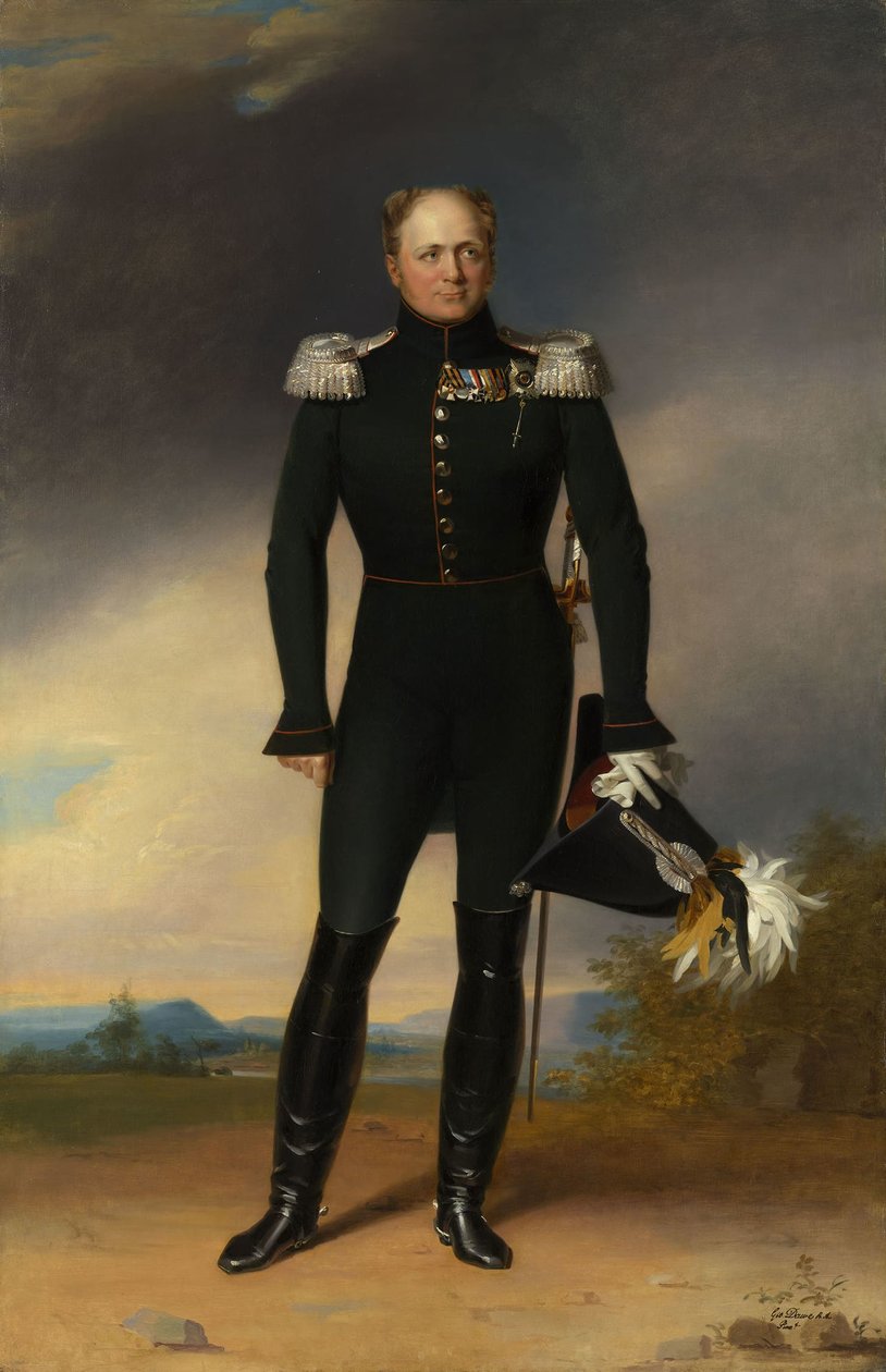 Portret cesarza Rosji Aleksandra I Rosyjskiego autorstwa George Dawe