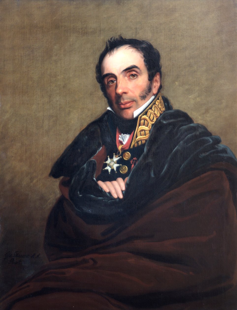 Portret generała Miguela Ricardo da Alava, hiszpańskiego żołnierza, autorstwa George Dawe