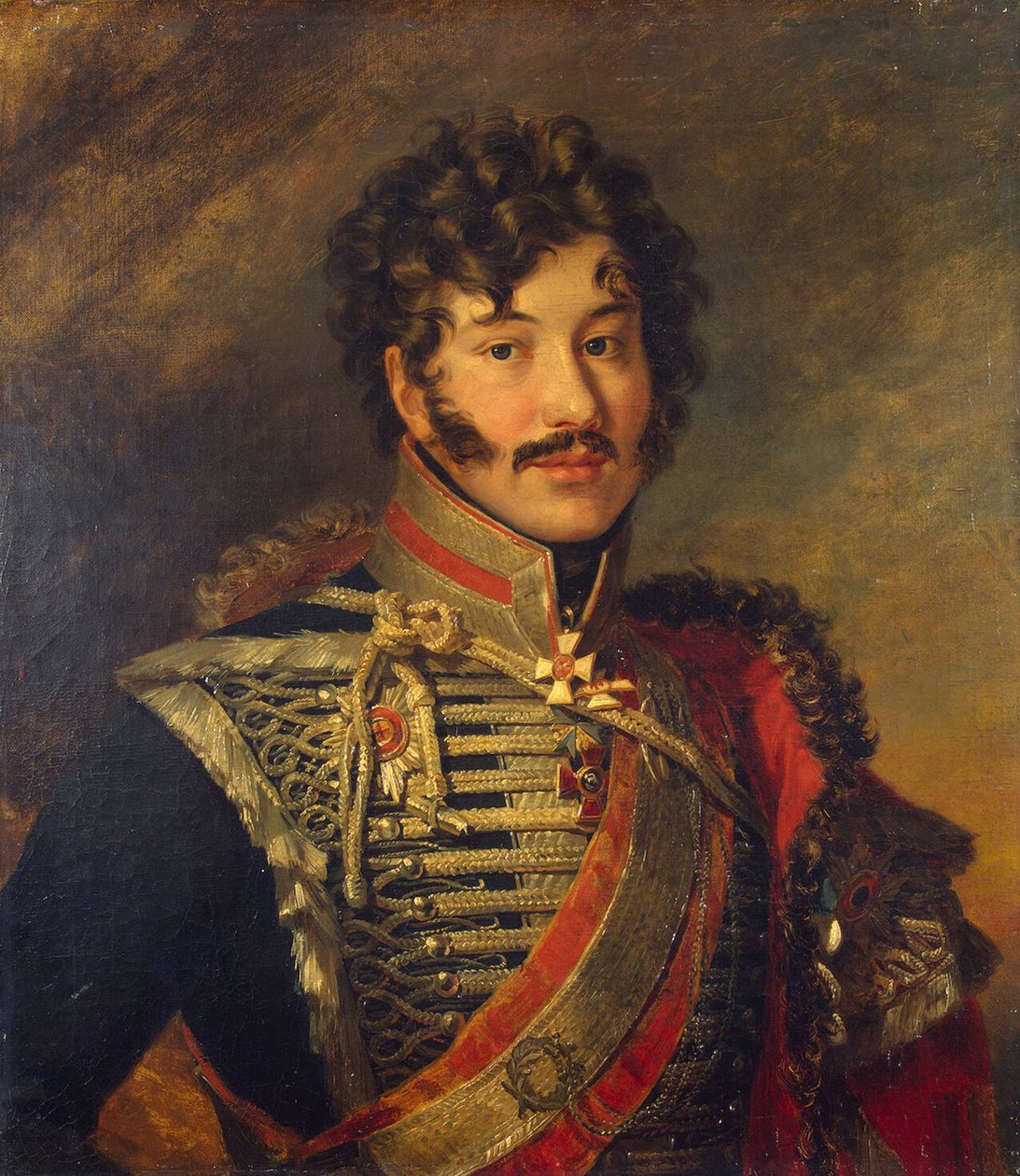 Portret generała Siergieja Nikołajewicza Lanskoya 1774-1814, przed 1825 r. autorstwa George Dawe