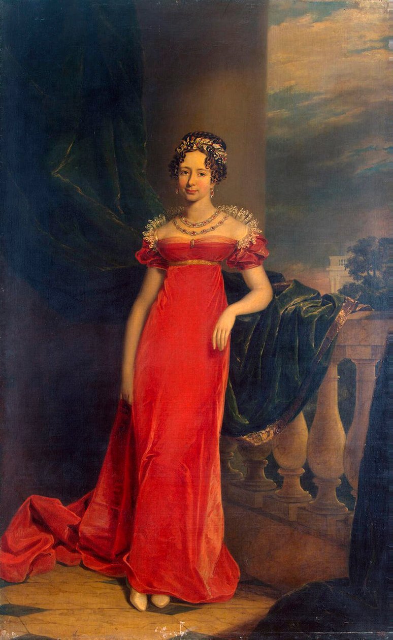 Portret wielkiej księżnej Marii Pawłowny Rosji”, 1786-1859, 1822. autorstwa George Dawe