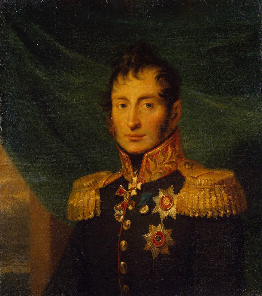Portret Nikołaja Aleksiejewicza Tuchkowa 1765-1812, przed 1825 r. autorstwa George Dawe