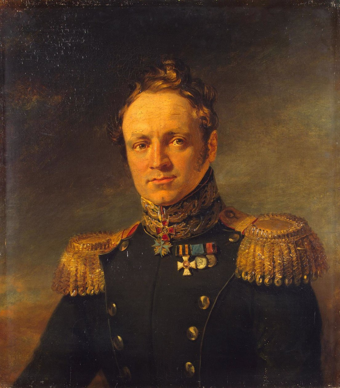 Portret Jewgienija Aleksandrowicza Gołowina 1782-1858, przed 1825 r. autorstwa George Dawe