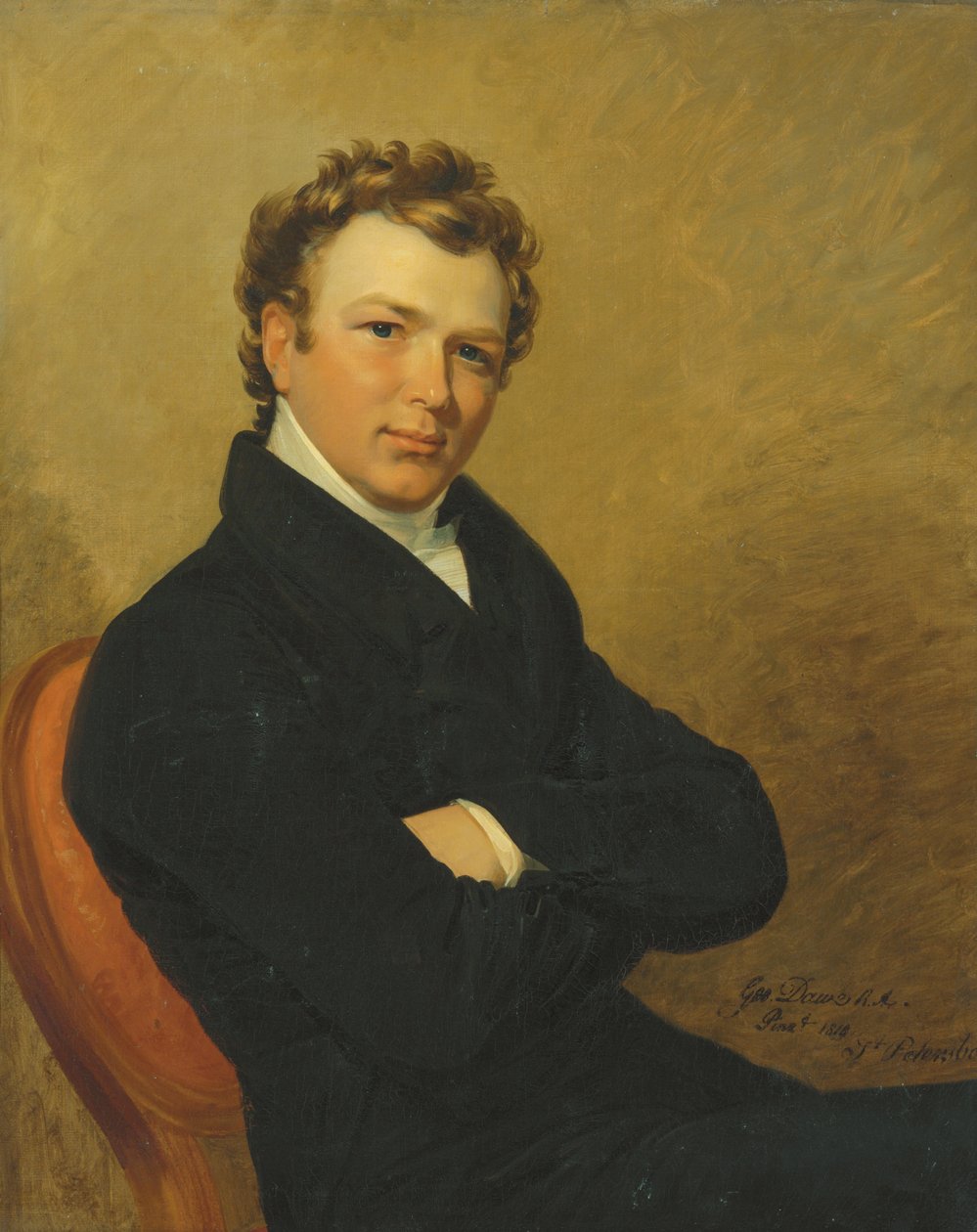 Portret młodego dżentelmena, 1819 autorstwa George Dawe