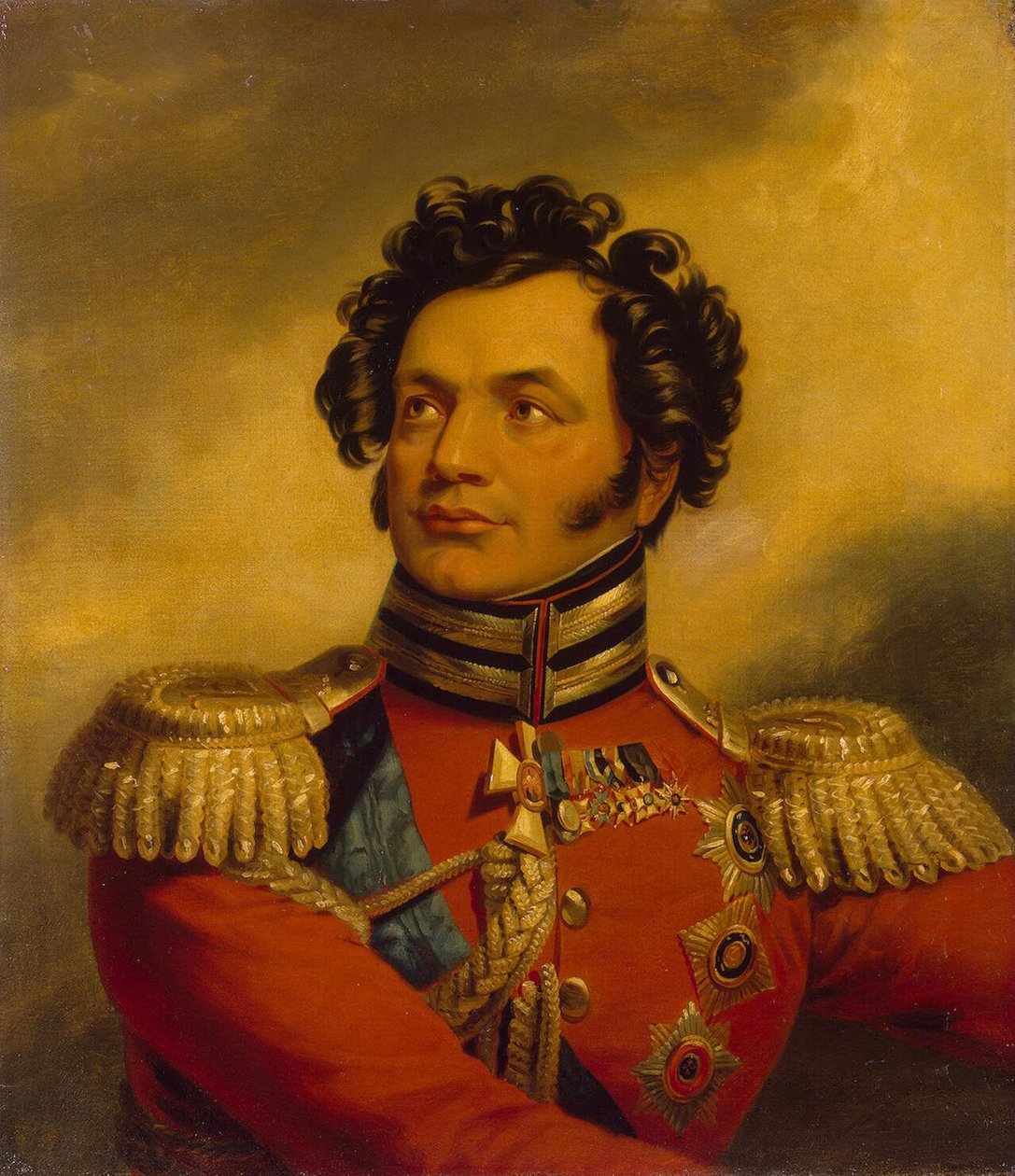 Portret generała Fiodora Pietrowicza Uvarowa 1773-1824, przed 1825 r. autorstwa George Dawe