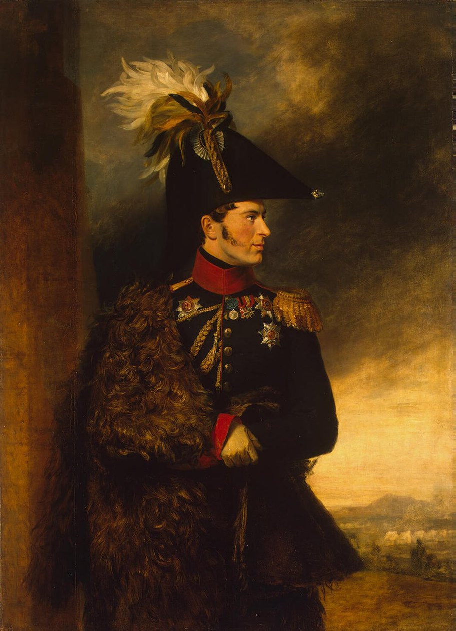 Książę Aleksander Siergiejewicz Mieńszikow 1787-1869, CA 1825 autorstwa George Dawe