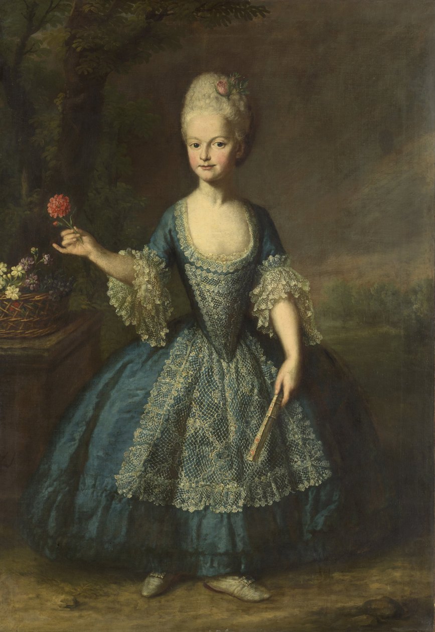 Portret panny Kappler autorstwa George Desmarées
