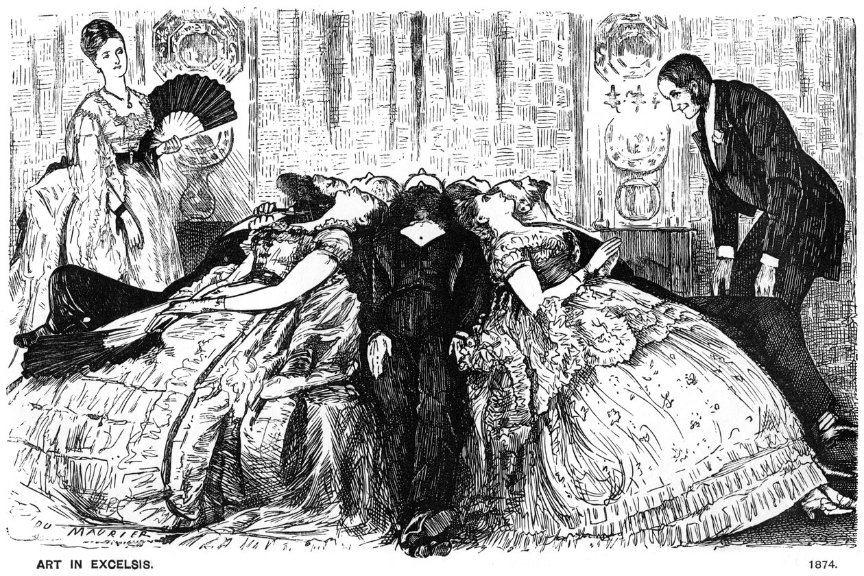 Sztuka w Excelsis, 1874 1891. autorstwa George du Maurier