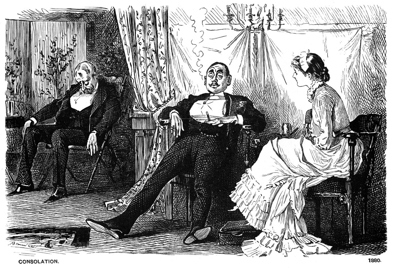 Pocieszenie, 1880 1891. autorstwa George du Maurier