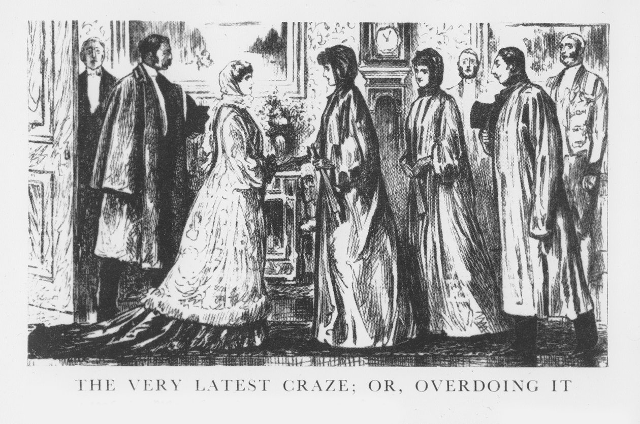 Najnowsza szał; lub, Przesadza, 1883 autorstwa George du Maurier