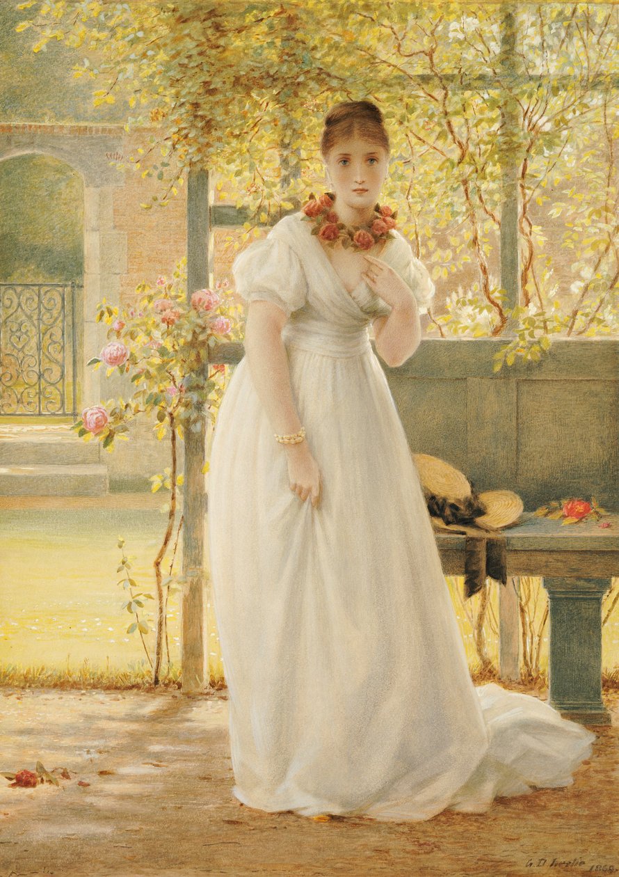 W otoczonym murem ogrodzie, 1869 autorstwa George Dunlop Leslie