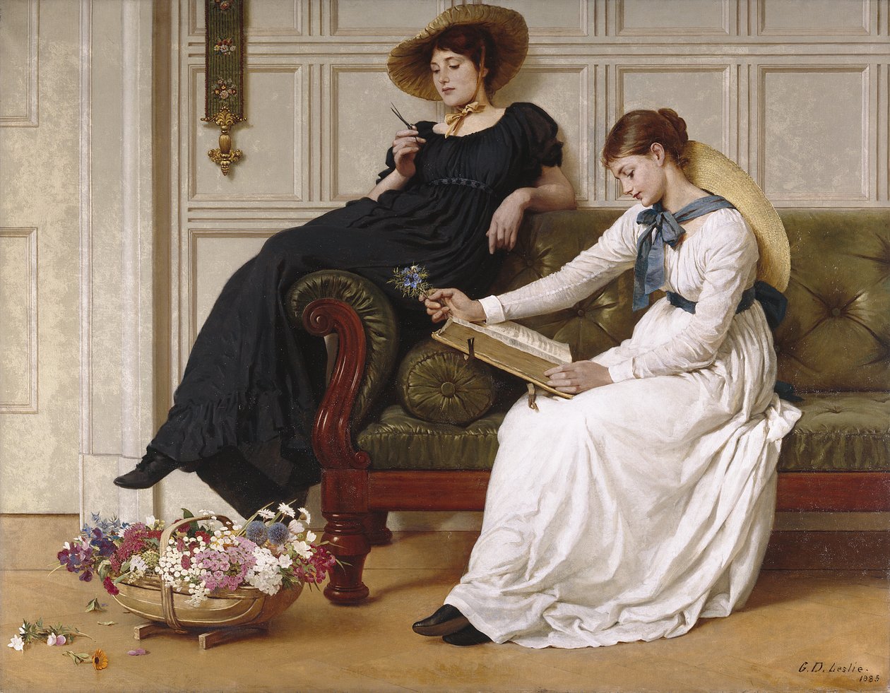 Język kwiatów autorstwa George Dunlop Leslie