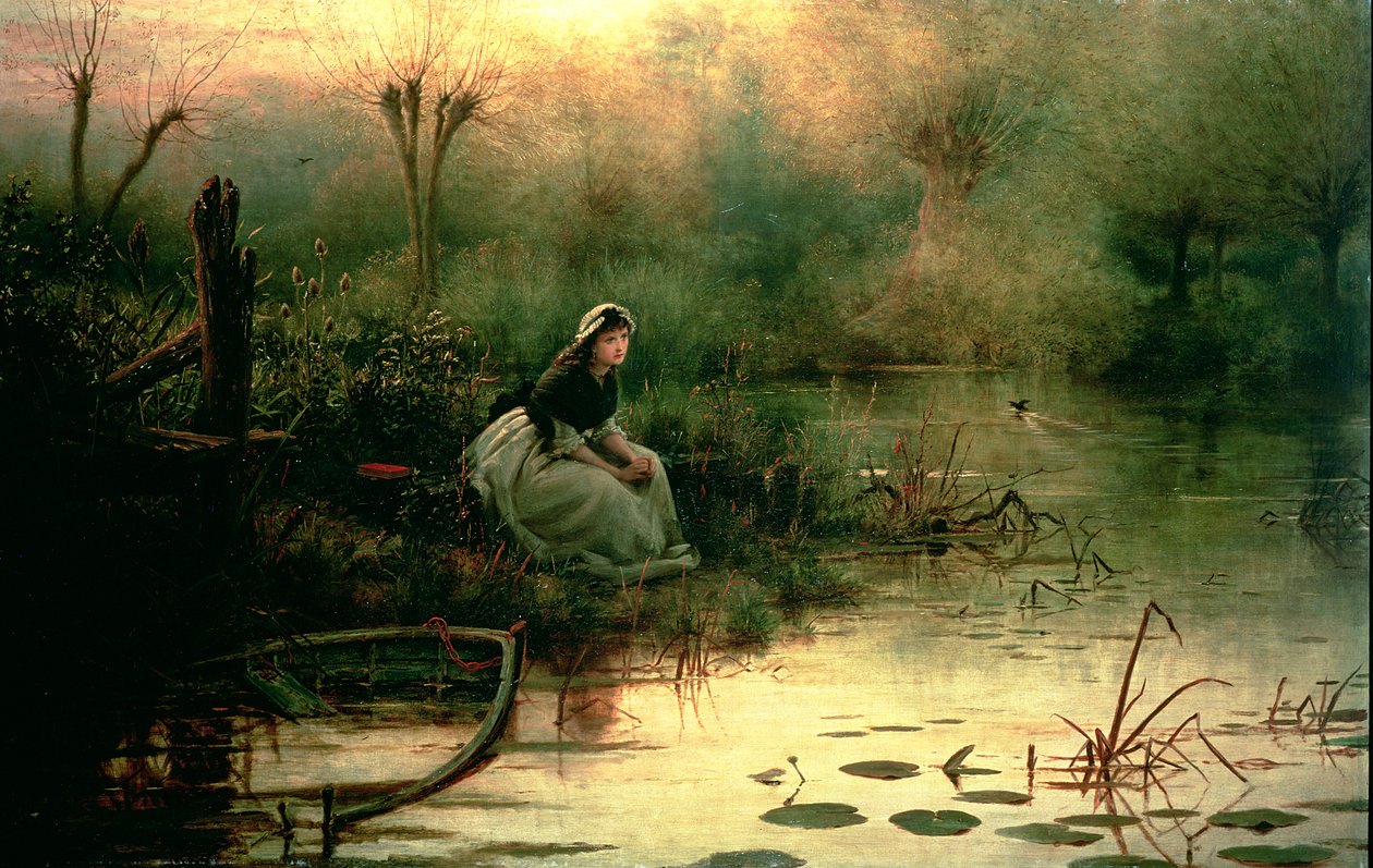 Willow, Willow z „Hamleta” Williama Szekspira (1564-1616) autorstwa George Dunlop Leslie