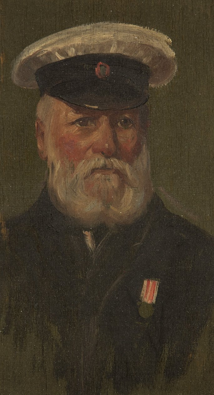 Portret C. Clothier, VI, ok. 1920 (olej na desce) autorstwa George Edmund Butler