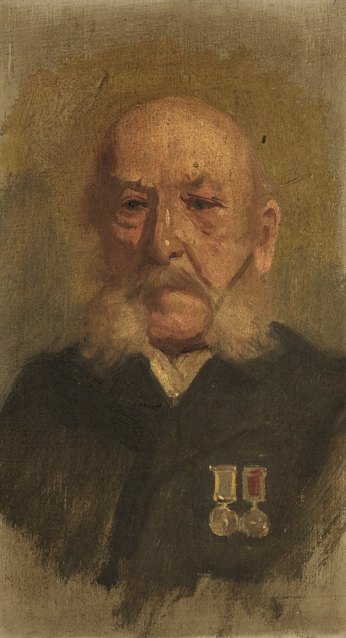 Portret A. Pipety, RAC. 1920 (olej na desce) autorstwa George Edmund Butler