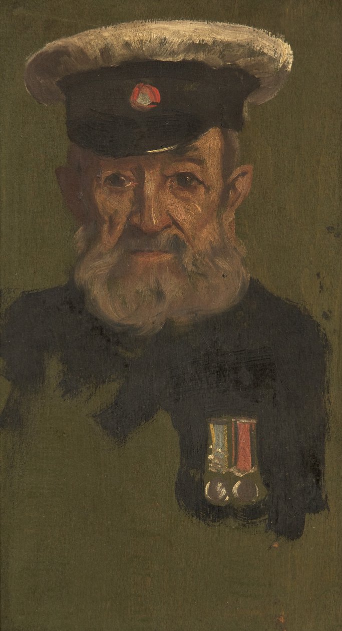Portret J. Smitha, IV i RA, c. 1920 (olej na desce) autorstwa George Edmund Butler