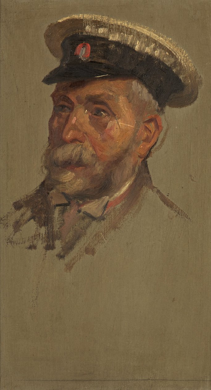 Portret L. Andrewsa, 30., ok. n.e. 1920 (olej na desce) autorstwa George Edmund Butler