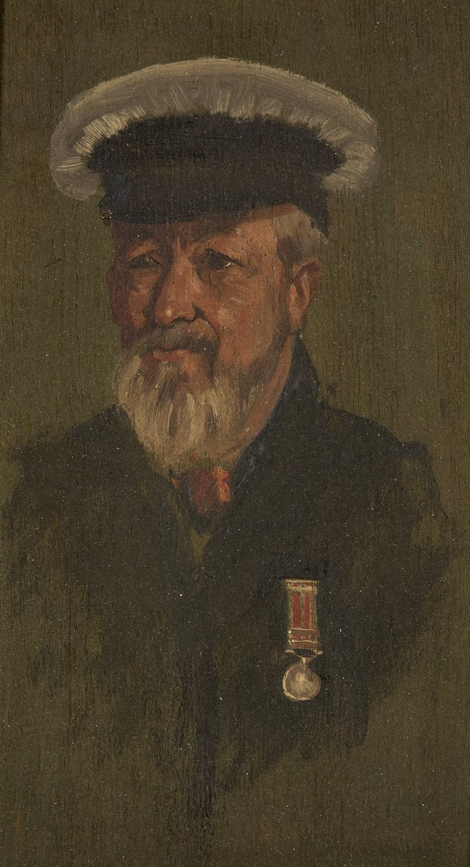 Portret R. Coombsa, MT, ok. 1920 (olej na desce) autorstwa George Edmund Butler