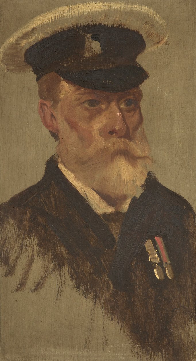 Portret R. Germaina, IV, c. 1920 (olej na desce) autorstwa George Edmund Butler