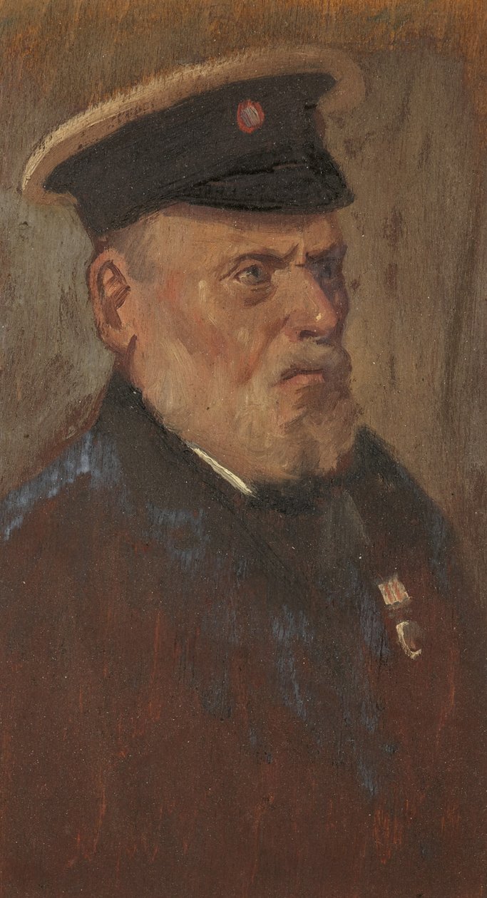Portrety C. Parsona R.A. 1920 (olej na desce) autorstwa George Edmund Butler