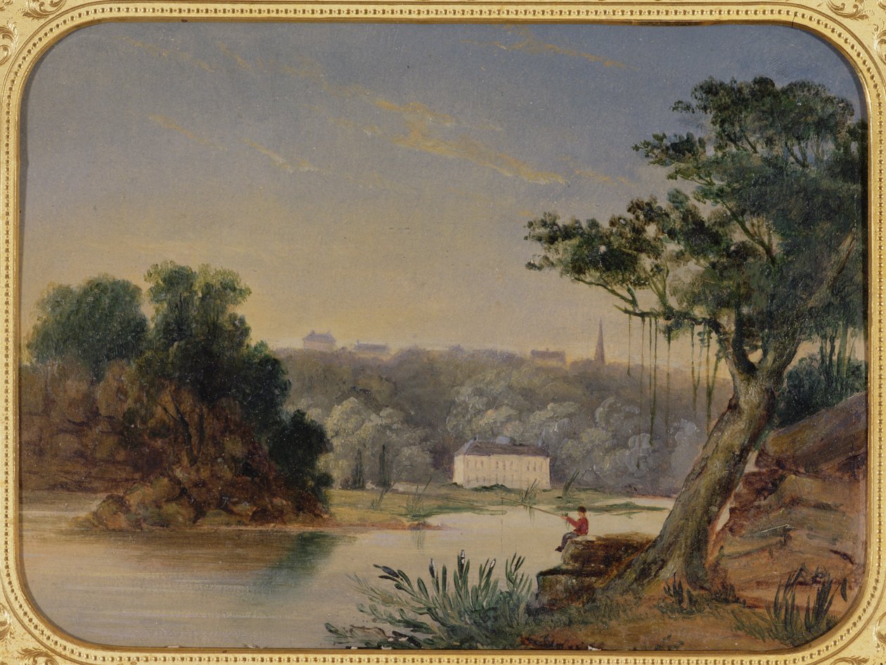 Dan Coopers House, port w Sydney, XIX wiek autorstwa George Edward Peacock