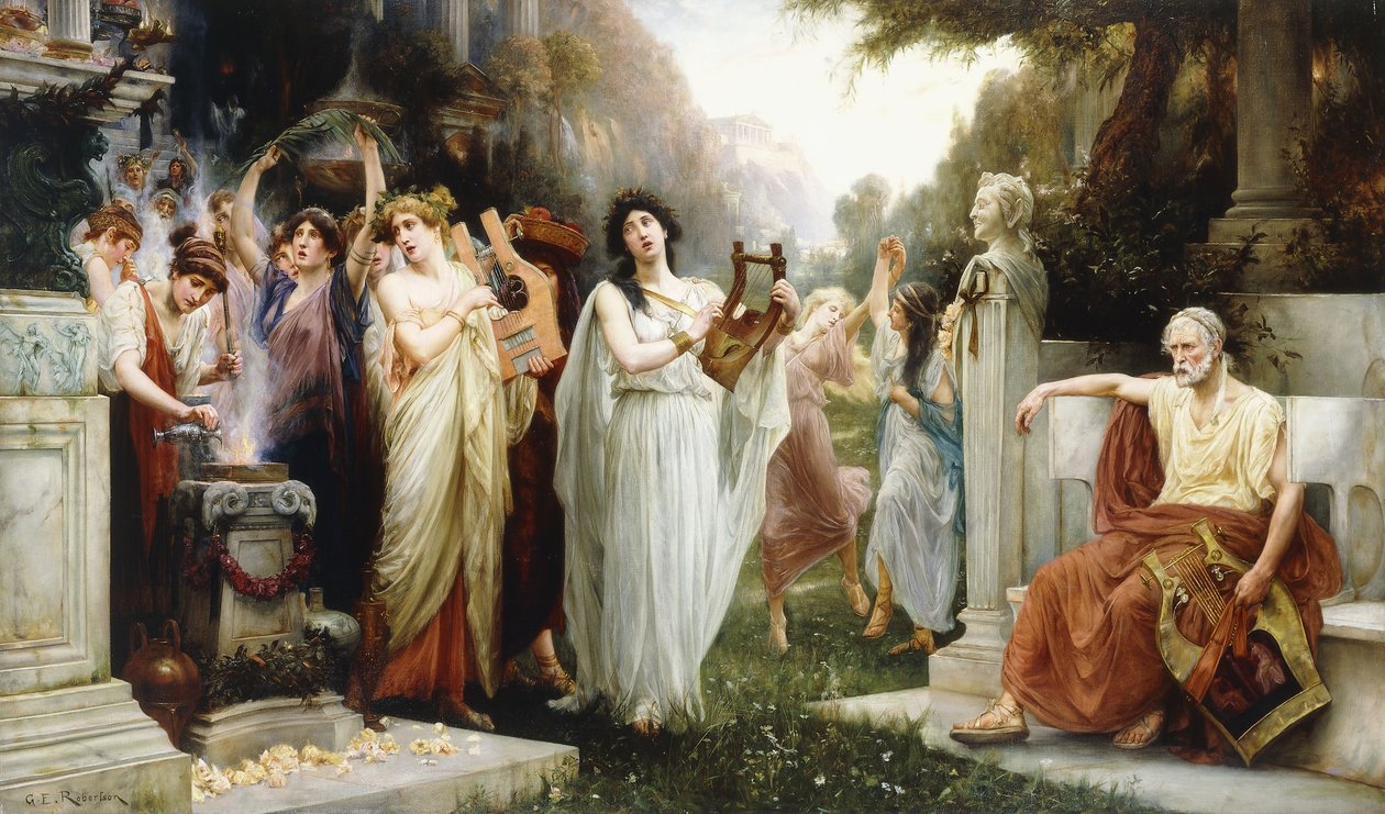 Wyrocznia, autorstwa George Edward Robertson