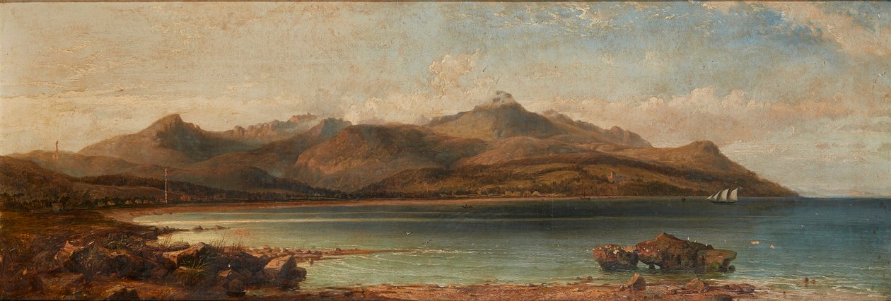 Brodick Bay, Isle of Arran (olej na płótnie) autorstwa George Edwards Hering