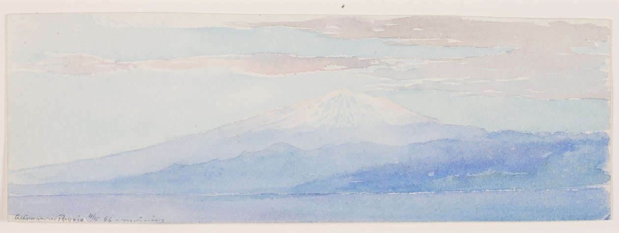 Alto z Reggio, rano autorstwa George Elbert Burr