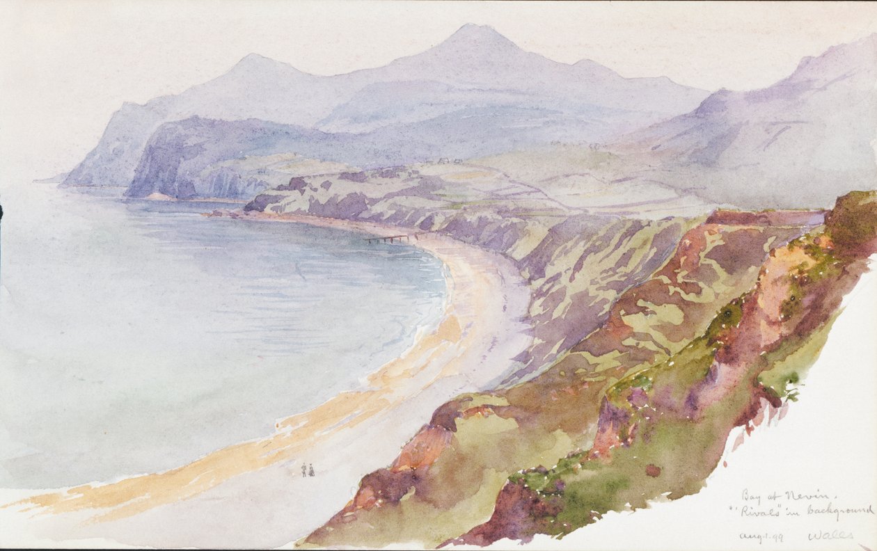 Zatoka w Nevin, Walia, 1899. autorstwa George Elbert Burr