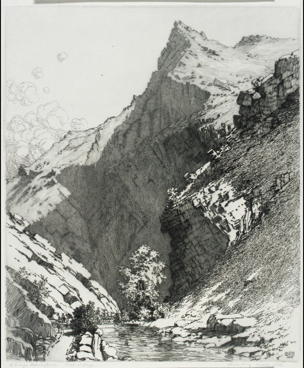 Bear Creek Canyon, Denver, Kolorado autorstwa George Elbert Burr