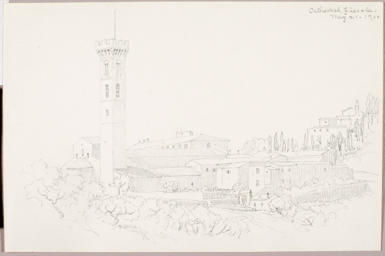 Katedra, Fiesole autorstwa George Elbert Burr