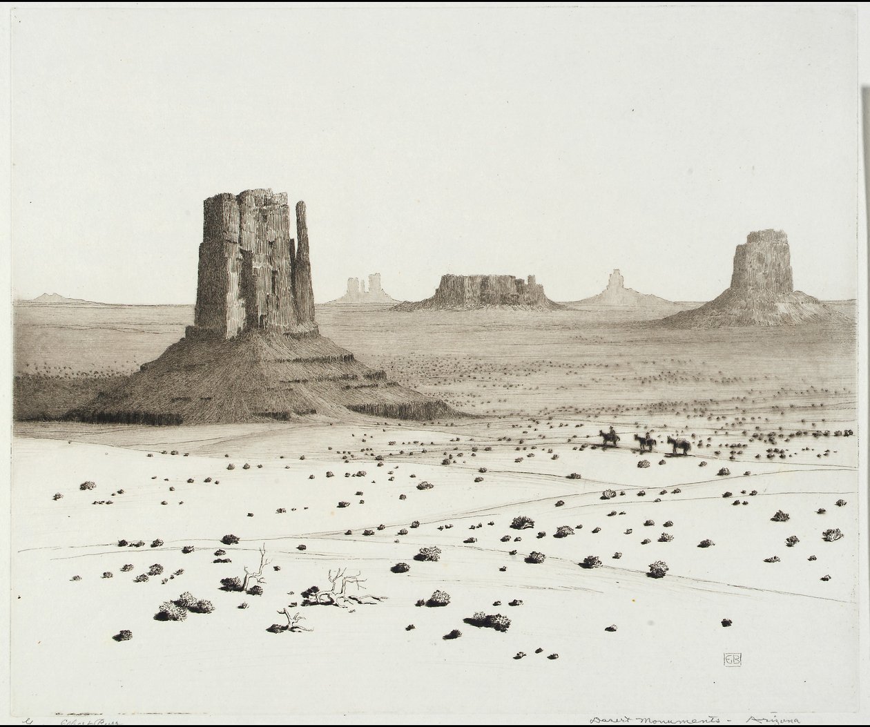 Pomniki pustyni, Arizona autorstwa George Elbert Burr