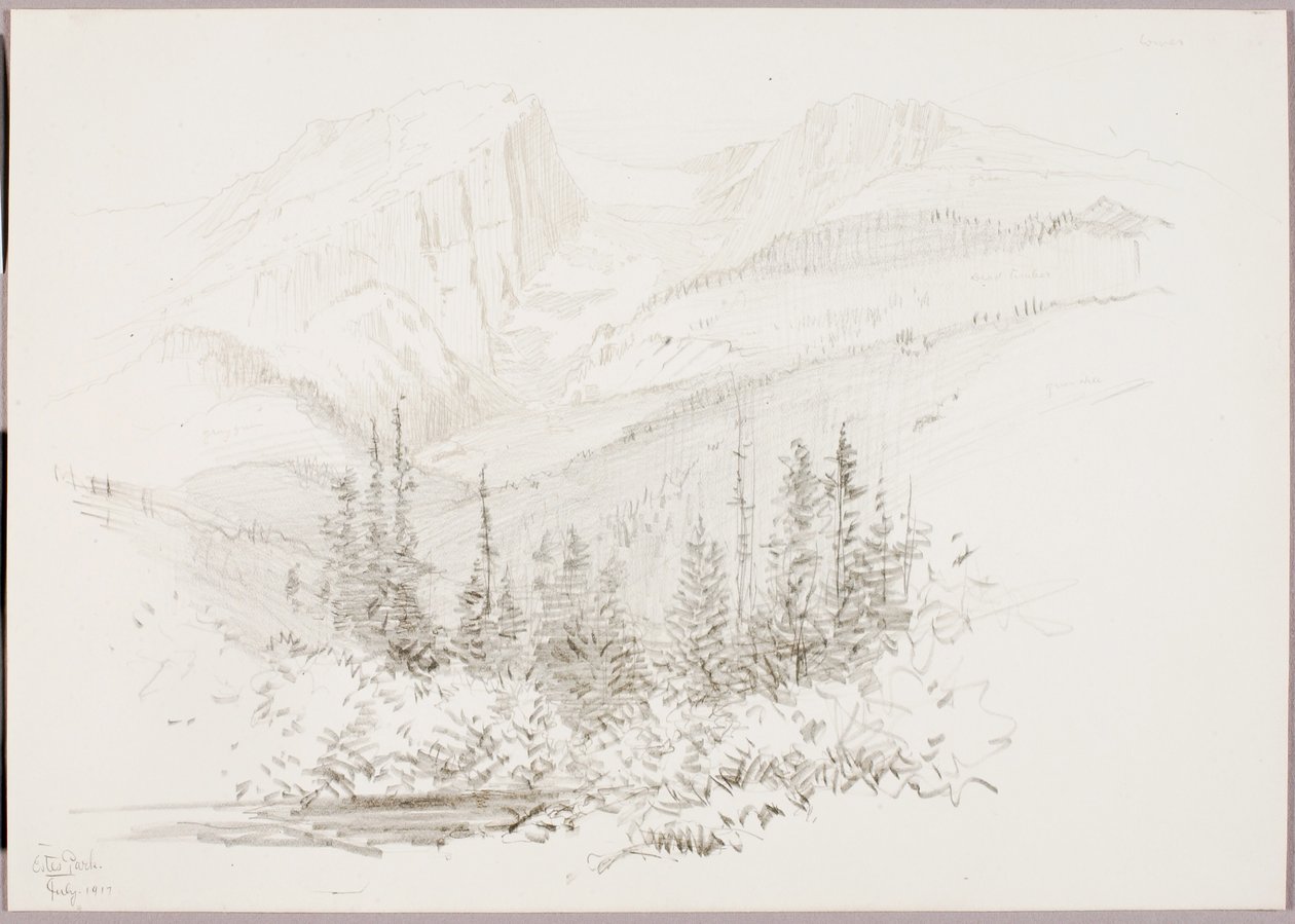 Estes Park autorstwa George Elbert Burr
