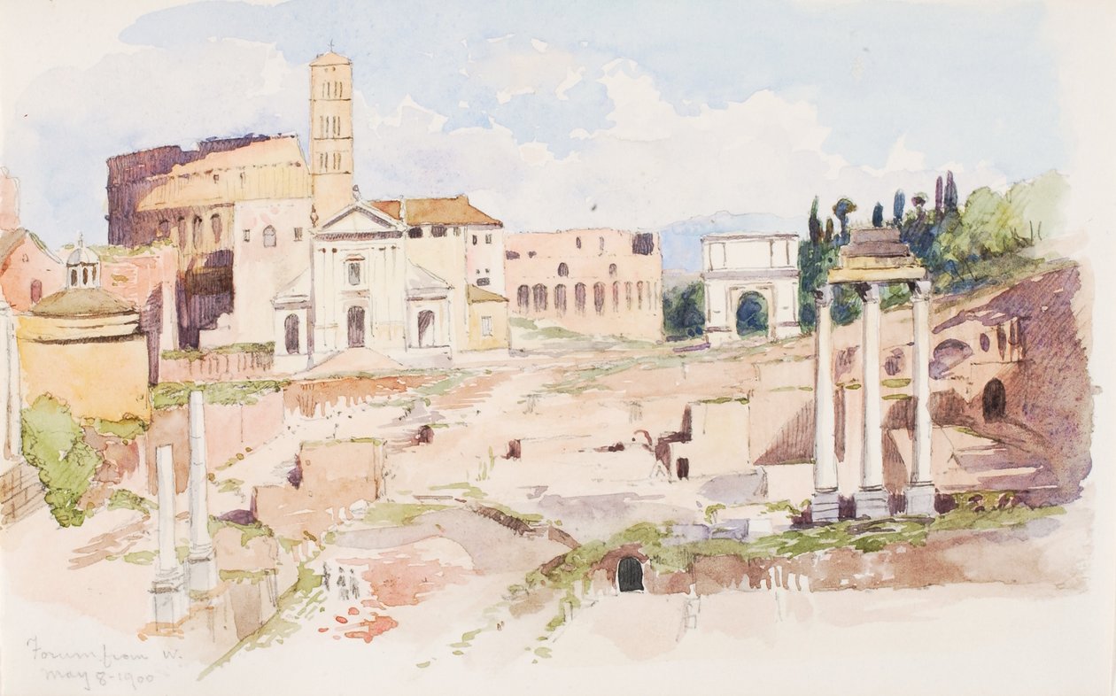 Forum z W. autorstwa George Elbert Burr