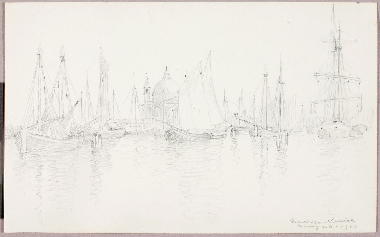 Giudecca - Wenecja autorstwa George Elbert Burr