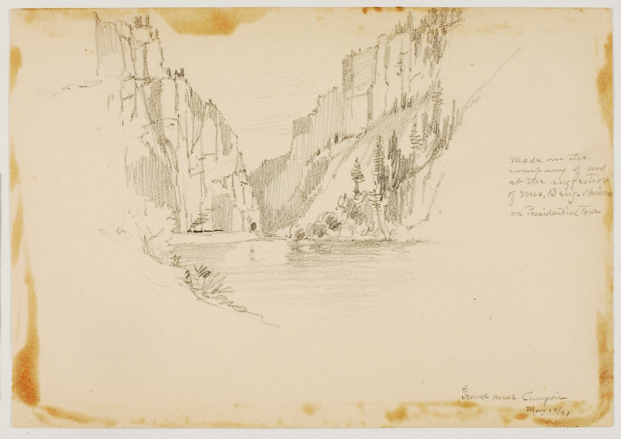 Kanion Grand River / okolice Glenwood Springs autorstwa George Elbert Burr