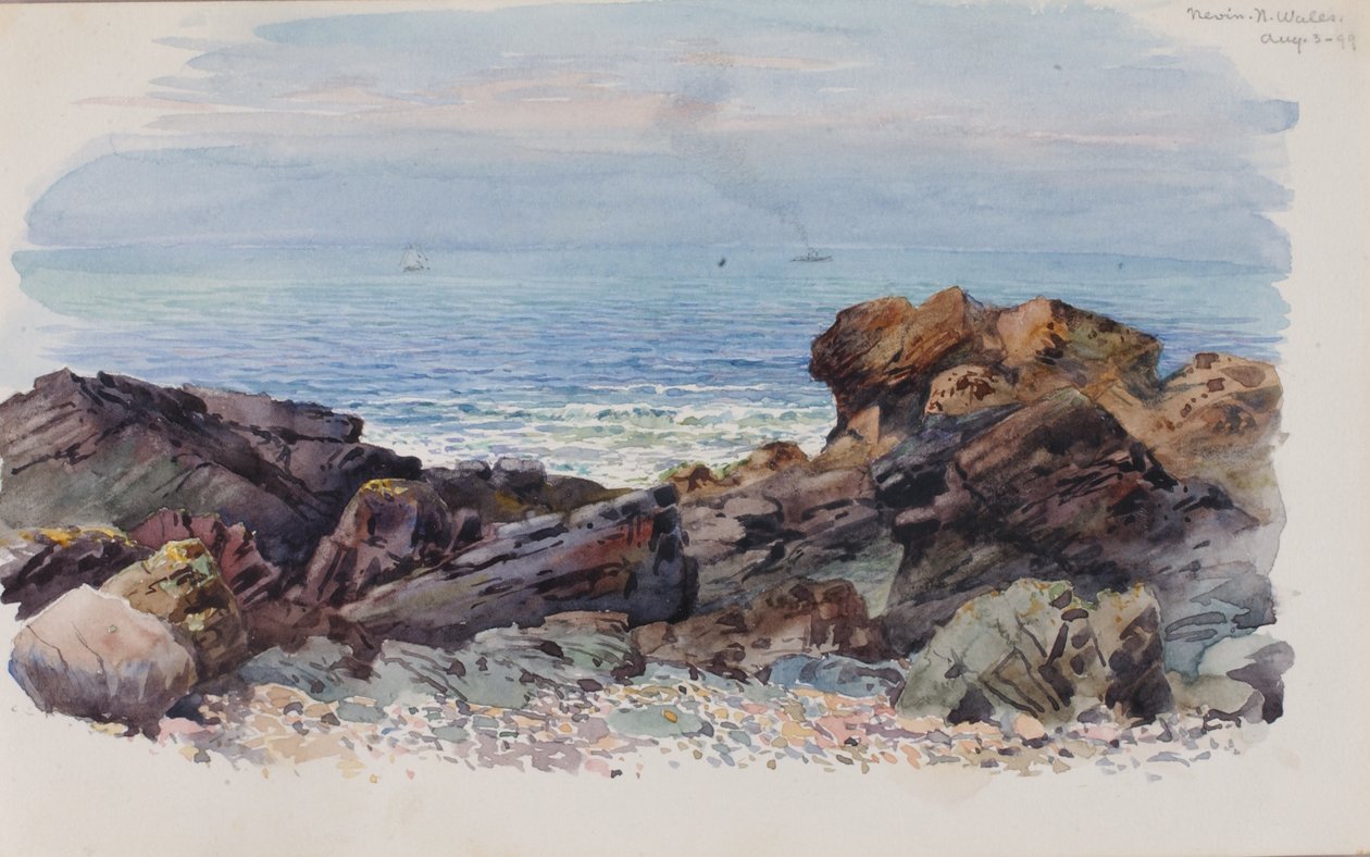 Nevin, Północna Walia, 1899. autorstwa George Elbert Burr