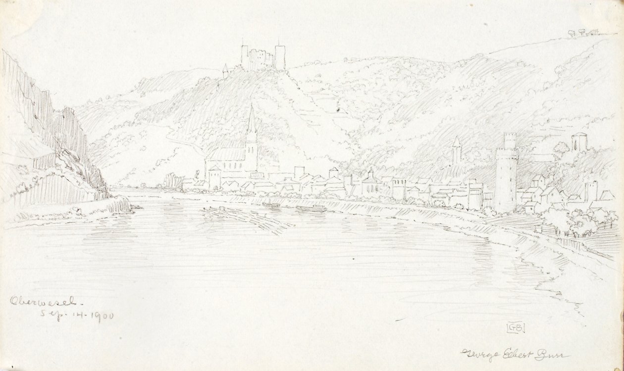 Oberwesel autorstwa George Elbert Burr