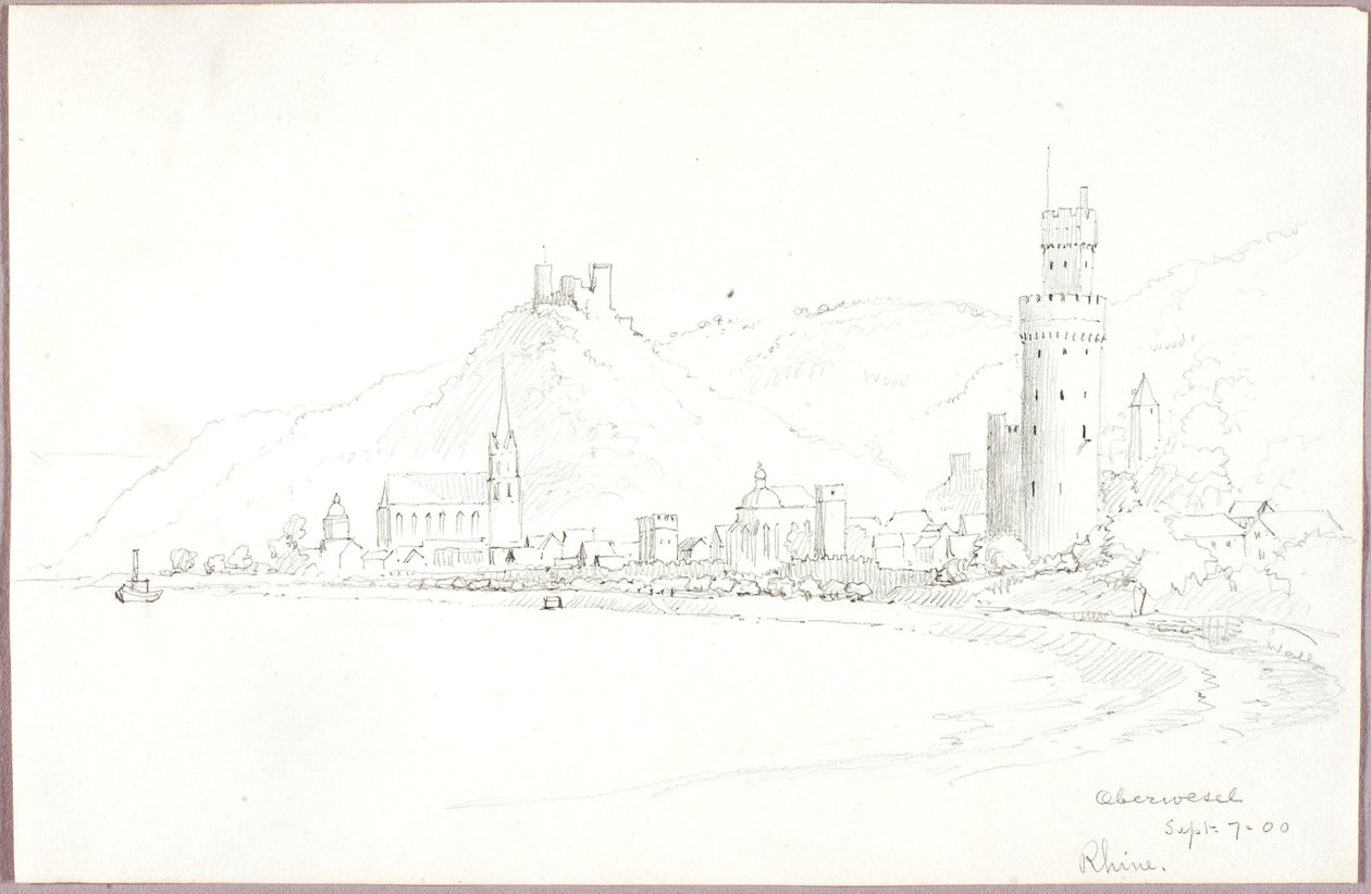 Oberwesel autorstwa George Elbert Burr