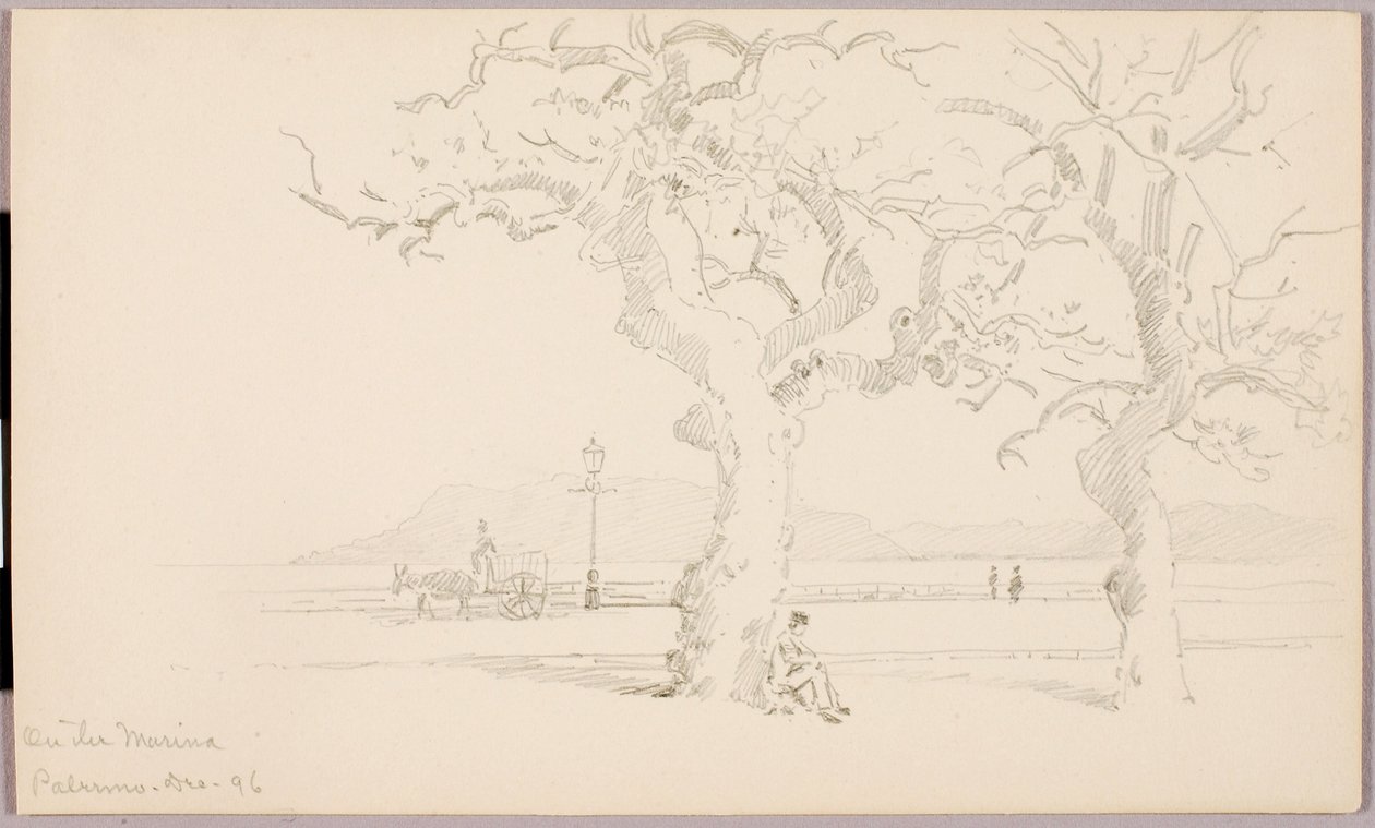 Na przystani, Palermo autorstwa George Elbert Burr