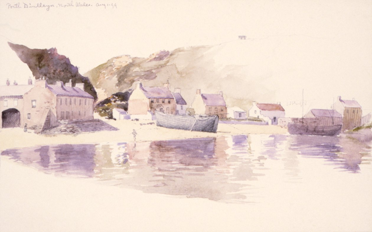 Porth Dinlleyn, Północna Walia, 1899. autorstwa George Elbert Burr